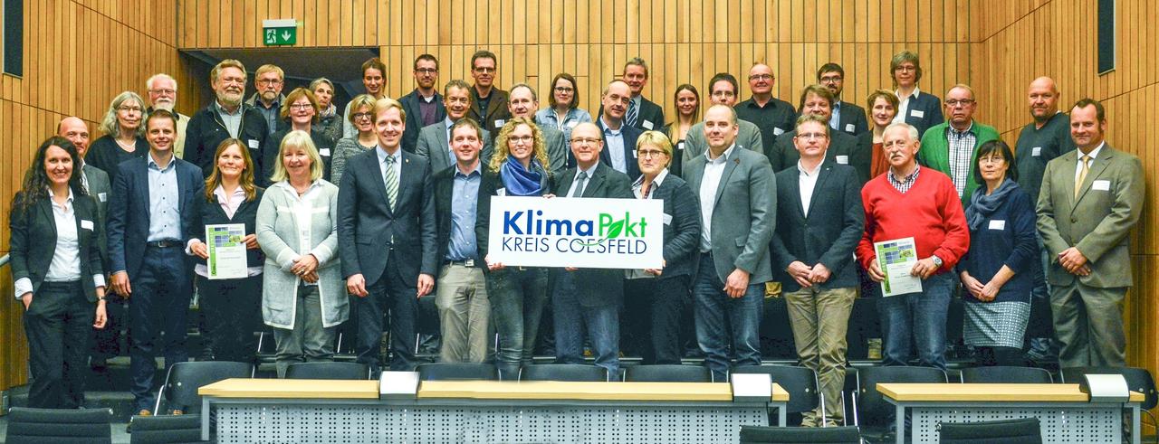 Die Mitglieder des KlimaPaktes trafen sich im Kreishaus (Aufnahme: Kreis Coesfeld, Christoph Hüsing).