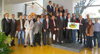 Projektpartner, Teilnehmer und Sponsoren trafen sich bei der Stadtwerke Coesfeld GmbH.