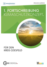 Titelseite des fortgeschriebenen Klimaschutzkonzeptes (Bildquelle: Kreis Coesfeld)